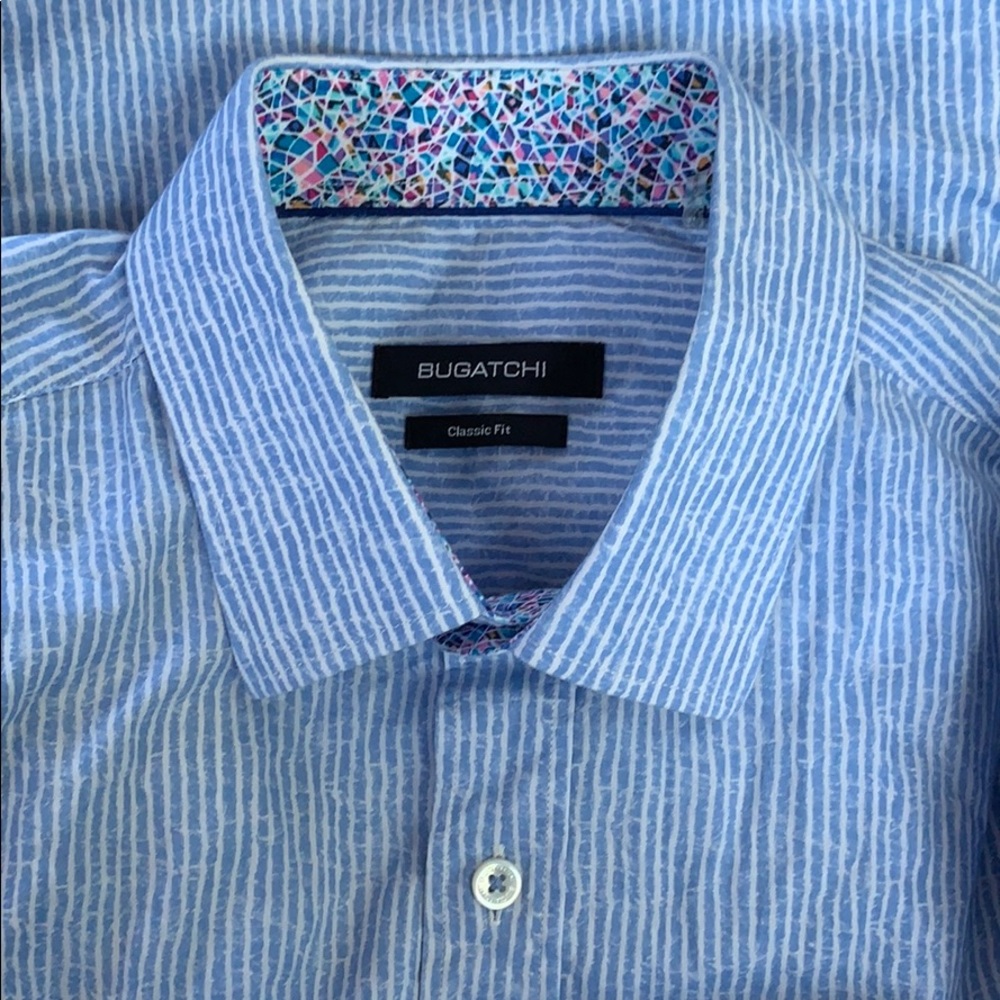 Bugatchi classic fit button front shirt